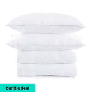 Essential Summer Duvet + Hollow Fibre Pillow Value Set - 