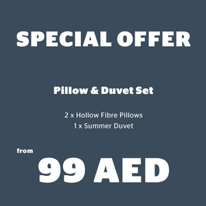 Essential Summer Duvet + Hollow Fibre Pillow Value Set - 